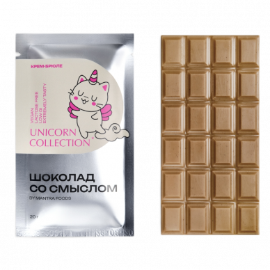 Шоколад со смыслом "Крем-брюле" Mantra Foods
