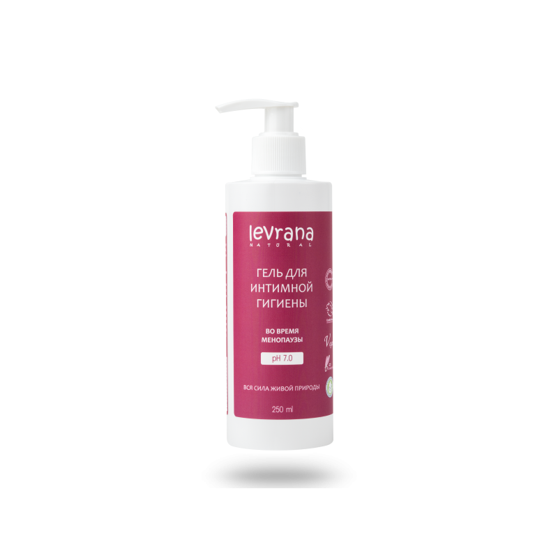 Гель для интимной гигиены во время менопаузы Levrana